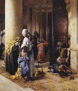 Ludwig Deutsch The Hour of Prayer. Spain oil painting artist